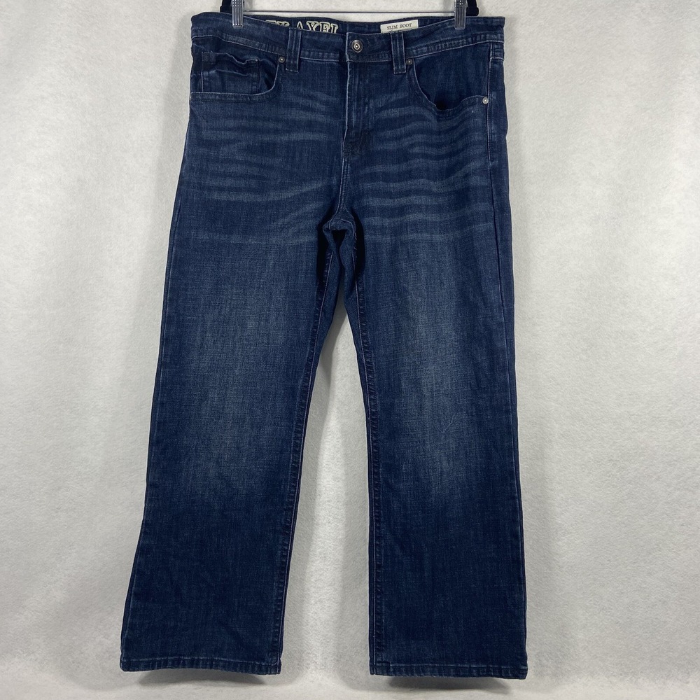 TK Axel jeans men's 38X30 slim boot Mid Rise Denim Stretch